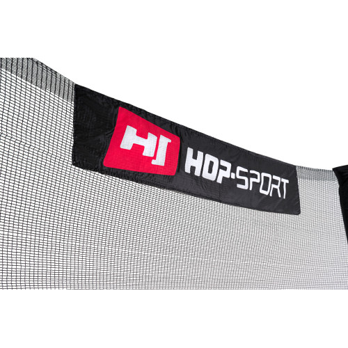 Батут  Hop-Sport 8FT 244 black/green см із зовнішньою сіткою - фото №7